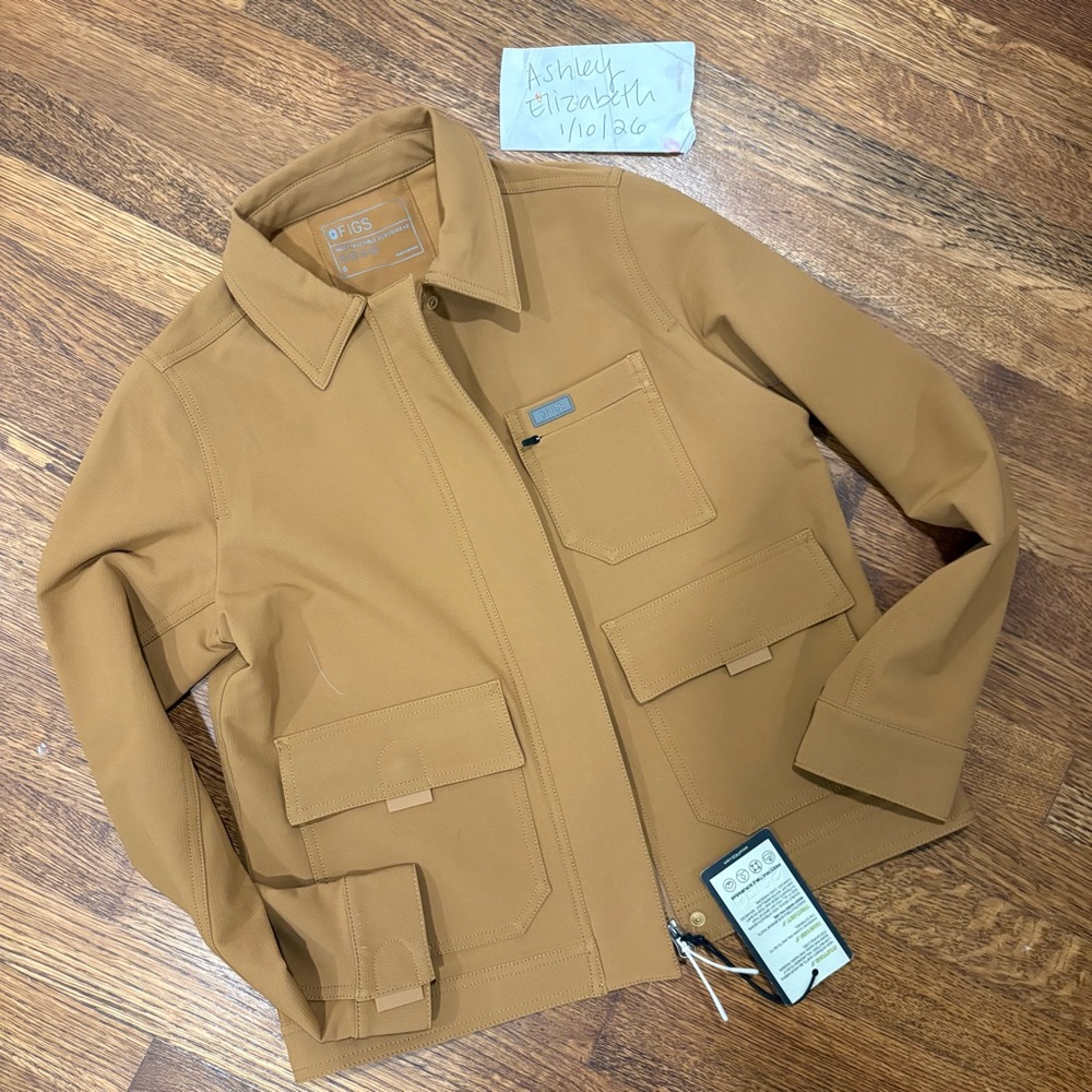 NWT Figs womens Small indestructible  Utility Jacket